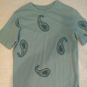 Men's Green Bandana Tshirt NWOT